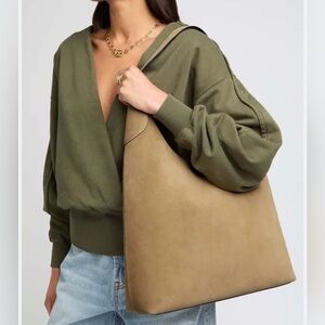 Coach Brooklyn 39 Shoulder Bag in Brown Suede